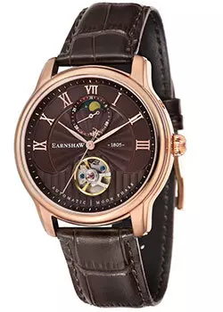мужские часы Earnshaw ES-8066-04. Коллекция Longitude Moonphase