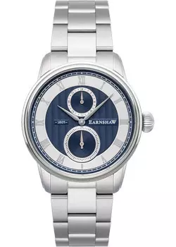 мужские часы Earnshaw ES-8106-11. Коллекция Longitude