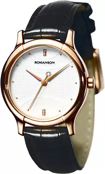 мужские часы Romanson TL1213SMR(WH). Коллекция Leather