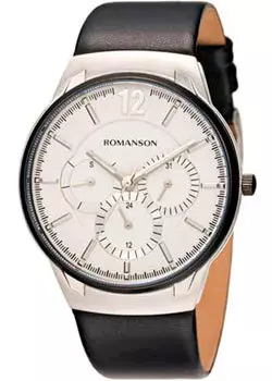 мужские часы Romanson TL4209FMD(WH). Коллекция Adel