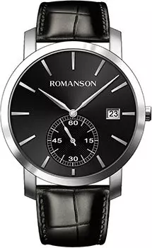 мужские часы Romanson TL9A26MMMW(BK). Коллекция Adel