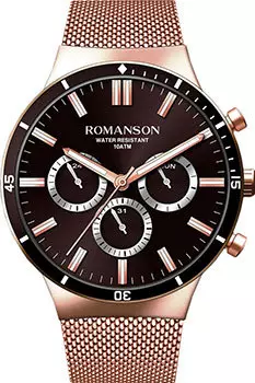 мужские часы Romanson TM9A20FMR(BN). Коллекция Adel