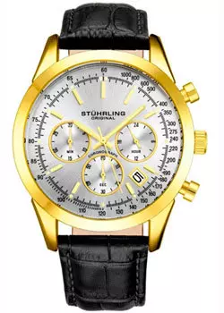 мужские часы Stuhrling Original 3975L.4. Коллекция Aquadiver
