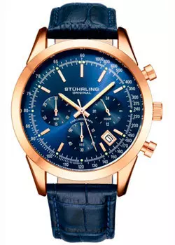 мужские часы Stuhrling Original 3975L.7. Коллекция Aquadiver