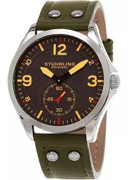 мужские часы Stuhrling Original 684.03. Коллекция Aviator