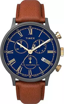 мужские часы Timex TW2U88200. Коллекция Waterbury Classic Chrono