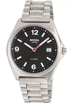 Наручные мужские часы Boccia 3663-01. Коллекция Titanium