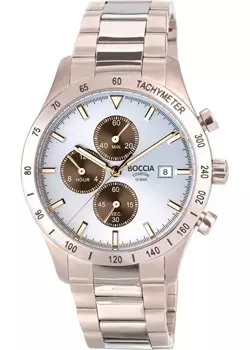 Наручные мужские часы Boccia 3739-01. Коллекция Chronograph