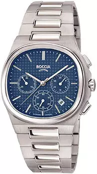 Наручные мужские часы Boccia 3740-01. Коллекция Chronograph