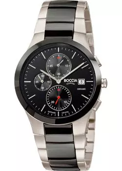 Наручные мужские часы Boccia 3748-01. Коллекция Titanium