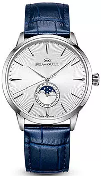 Наручные мужские часы Seagull 819.12.1135. Коллекция Moon Phase