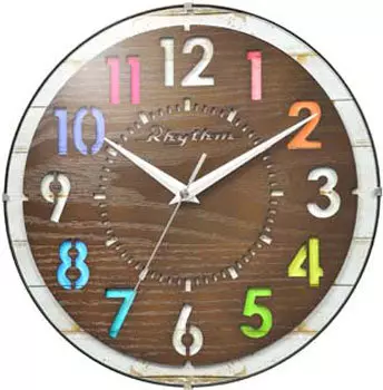 Настенные часы Rhythm CMG778NR06. Коллекция Настенные часы