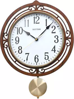 Настенные часы Rhythm CMP542NR06. Коллекция Настенные часы