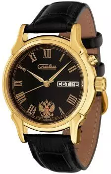 Российские наручные мужские часы Slava 1239414-300-2428. Коллекция Премьер
