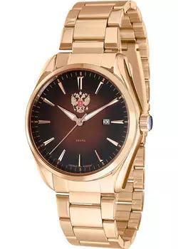 Российские наручные мужские часы Slava 1443046-100-2115. Коллекция Традиция