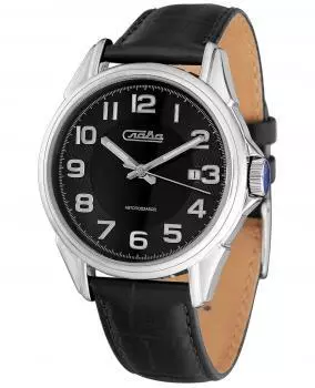 Российские наручные мужские часы Slava 1610834-300-8215. Коллекция Премьер