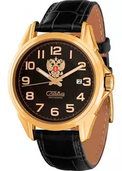 Российские наручные мужские часы Slava 1619015-300-8215. Коллекция Премьер