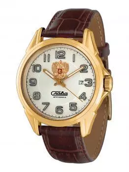 Российские наручные мужские часы Slava 1619837-300-8215. Коллекция Премьер