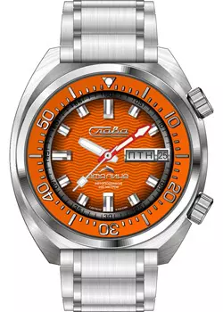 Российские наручные мужские часы Slava 2430517-100-2427. Коллекция Афалина