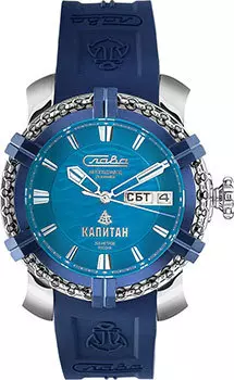 Российские наручные мужские часы Slava 2470353-800-2427. Коллекция Капитан