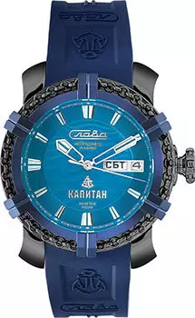 Российские наручные мужские часы Slava 2476353-800-2427. Коллекция Капитан