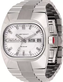 Российские наручные мужские часы Slava 4320690-100-2427. Коллекция ТАНК