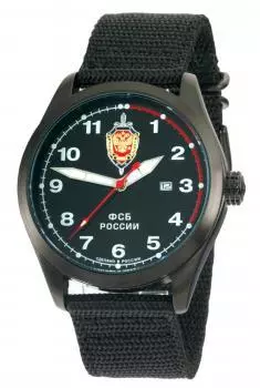 Российские наручные мужские часы Slava C2864324-2115-09. Коллекция Атака