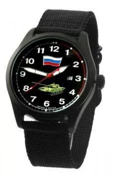 Российские наручные мужские часы Slava C2864352-2115-09. Коллекция Атака