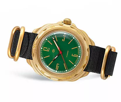 Российские наручные мужские часы Vostok 2409.01-21720B. Коллекция Командирские