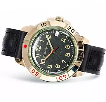 Российские наручные мужские часы Vostok 2414.00-43985B. Коллекция Командирские