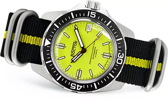 Российские наручные мужские часы Vostok 2416.00-14050B. Коллекция Амфибия