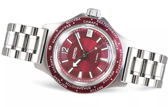 Российские наручные мужские часы Vostok 2416.00-740016. Коллекция Амфибия