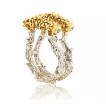 Серебряное кольцо 1261t