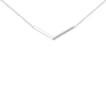 Серебряное колье 94070088