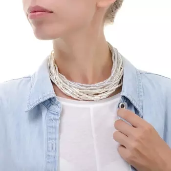 Серебряное колье NP1956