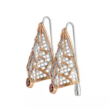 Серебряные серьги 2098s