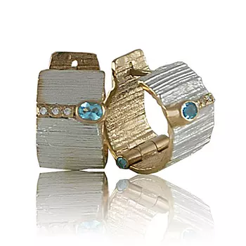 Серебряные серьги 2100t