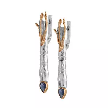 Серебряные серьги 2111s