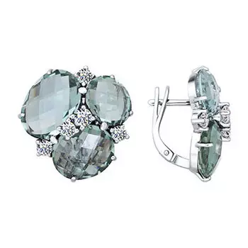 Серебряные серьги 92020981