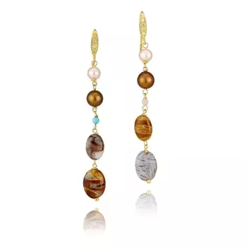 Серебряные серьги NP4307