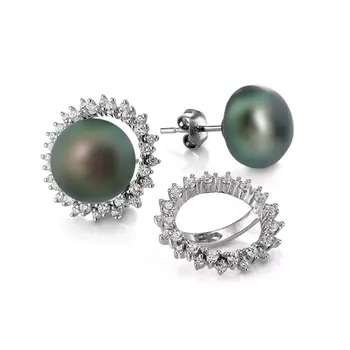 Серебряные серьги NP4637