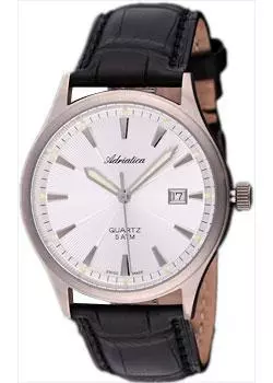 Швейцарские наручные мужские часы Adriatica 1171.4213Q. Коллекция Titanium