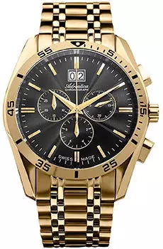 Швейцарские наручные мужские часы Adriatica 8202.1114CH. Коллекция Chronograph