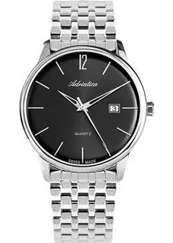Швейцарские наручные мужские часы Adriatica 8254.5154Q. Коллекция Gents