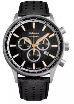 Швейцарские наручные мужские часы Adriatica 8281.42G4CH. Коллекция Chronograph
