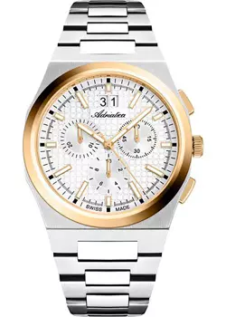 Швейцарские наручные мужские часы Adriatica 8326.2113CH. Коллекция Chronograph