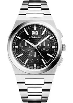 Швейцарские наручные мужские часы Adriatica 8326.5114CH. Коллекция Chronograph