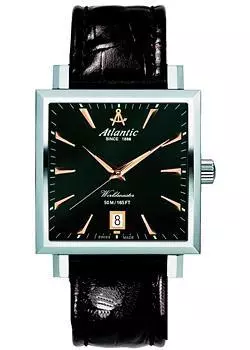 Швейцарские наручные мужские часы Atlantic 54350.41.61R. Коллекция Worldmaster