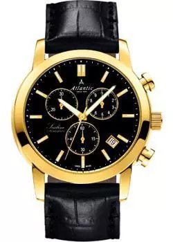 Швейцарские наручные мужские часы Atlantic 62450.45.61. Коллекция Sealine