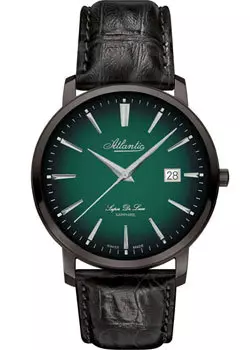 Швейцарские наручные мужские часы Atlantic 64351.46.71. Коллекция Super De Luxe